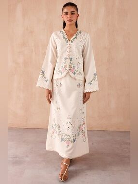 QALAMKAR EMBROIDERED COORD SET PAKISTANI AUTHENTIC DESIGNER